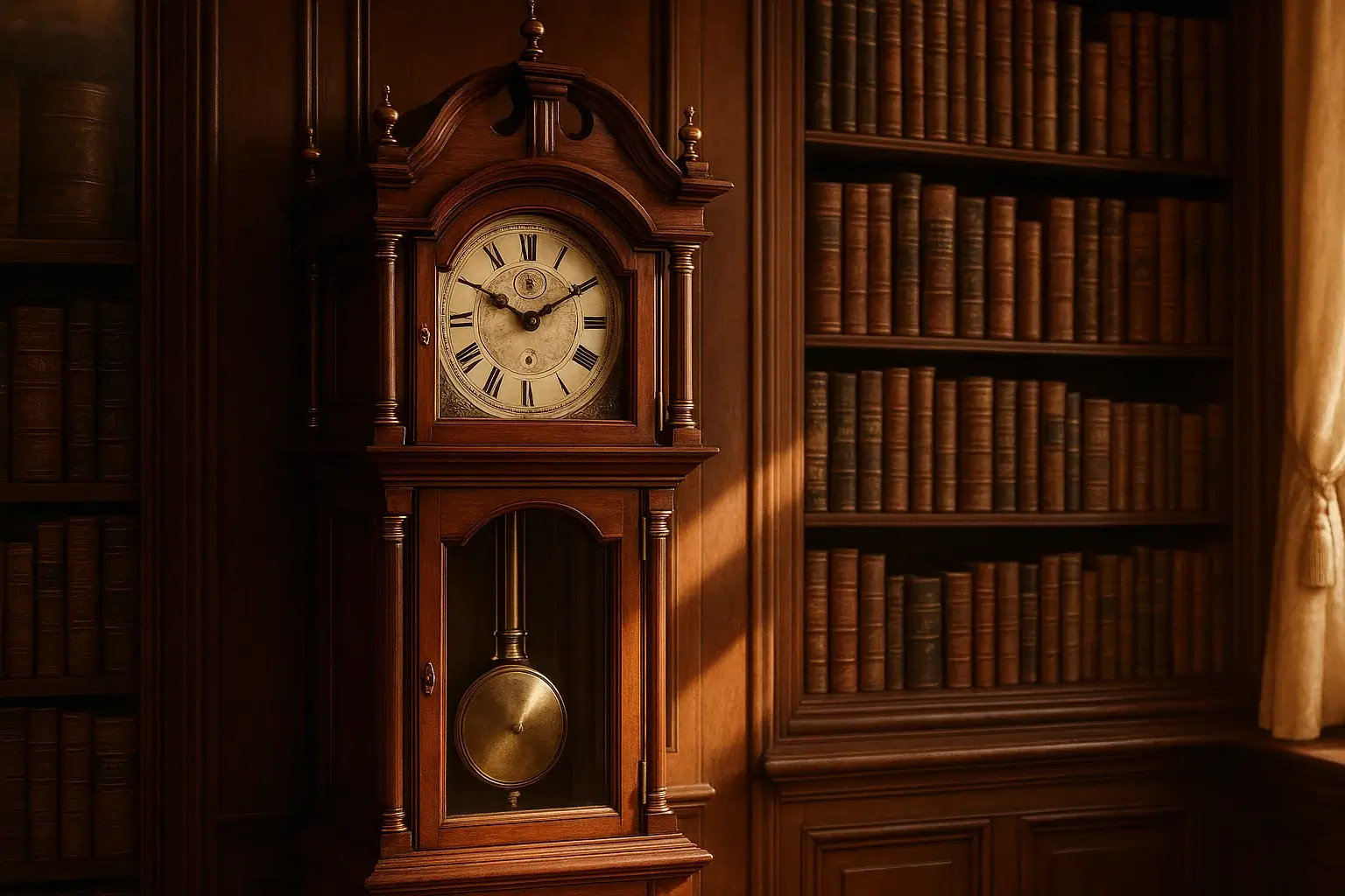 Mahogany Pendulum Clock