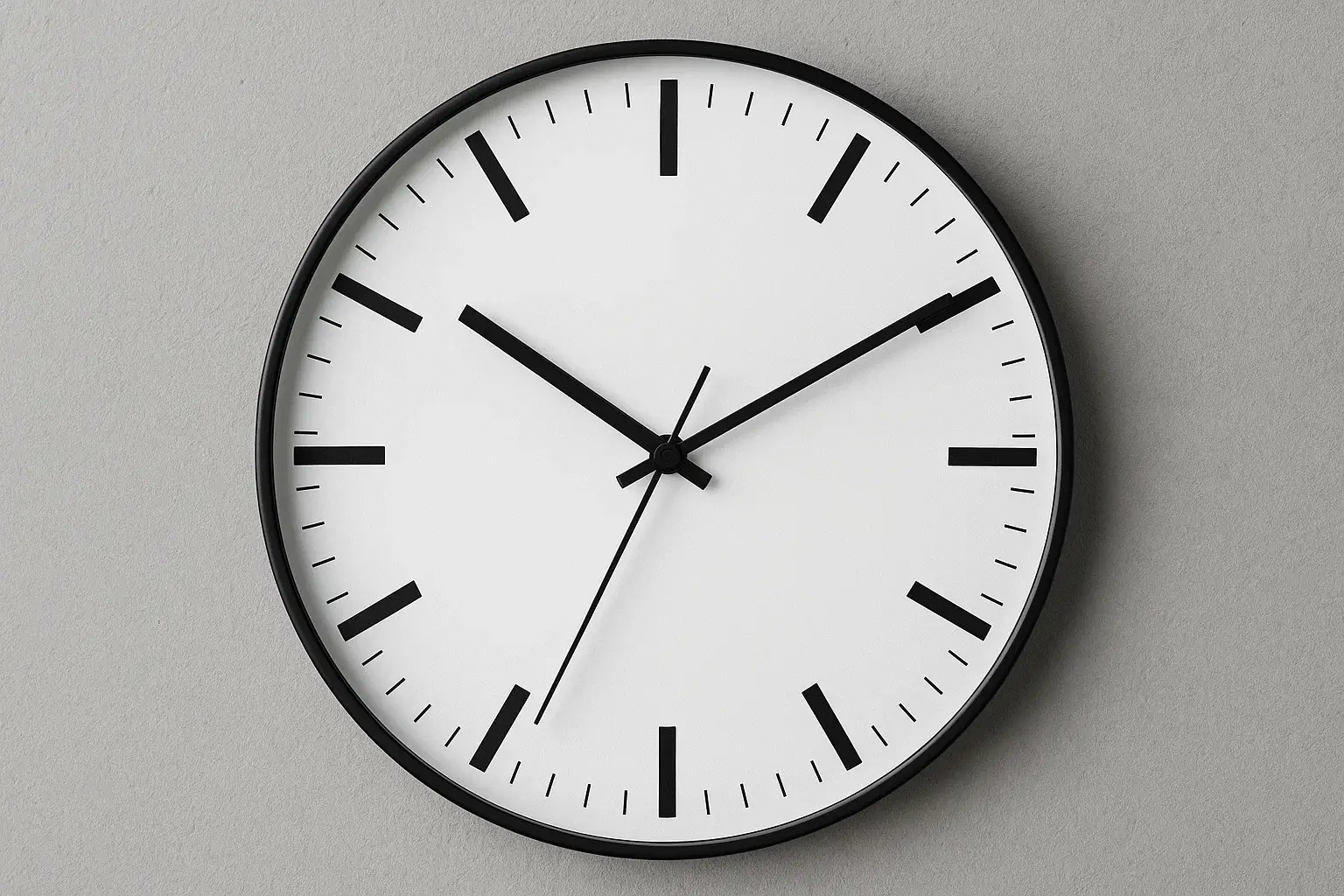 Modern Minimalist Wall Clock