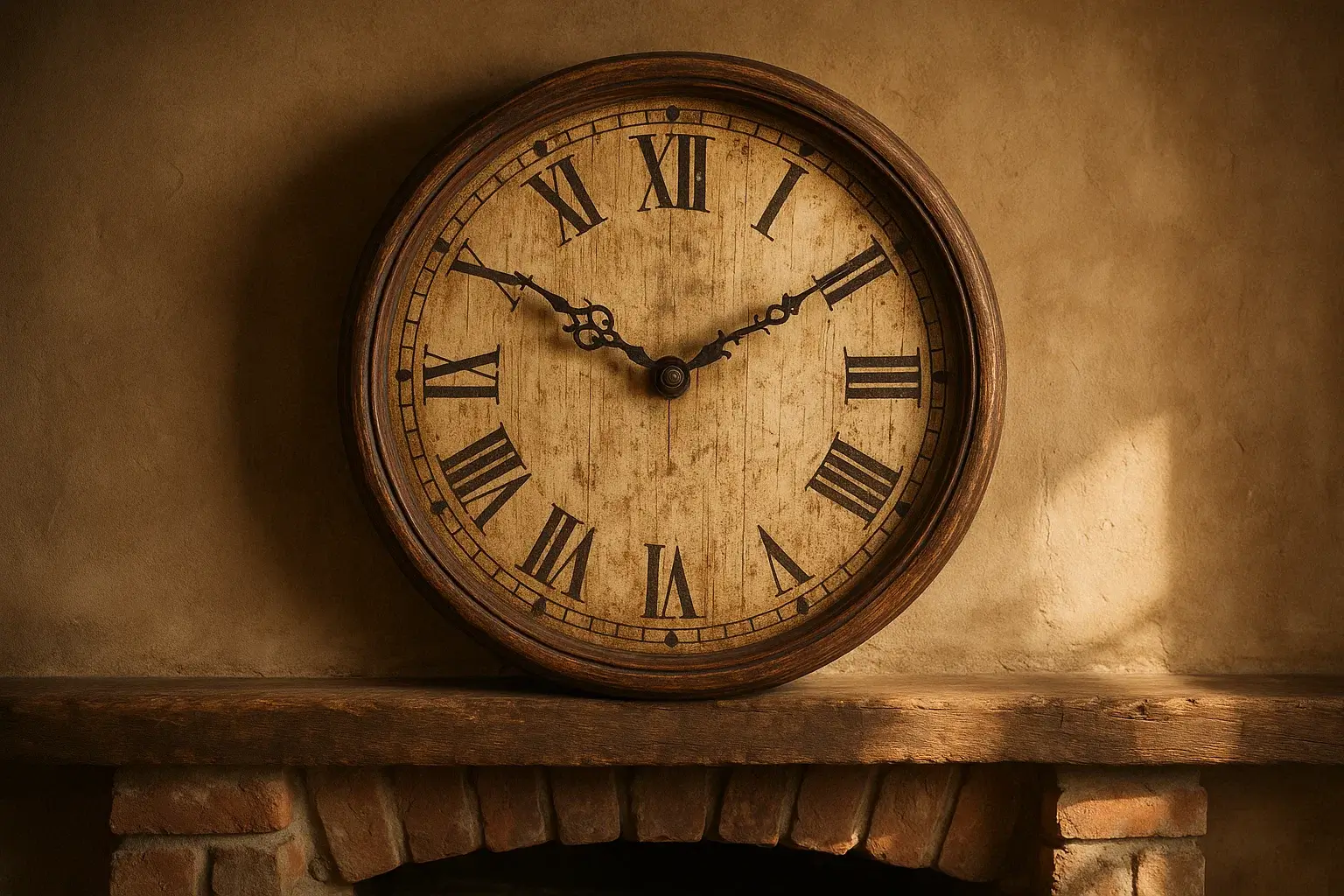 Vintage Roman Numeral Clock